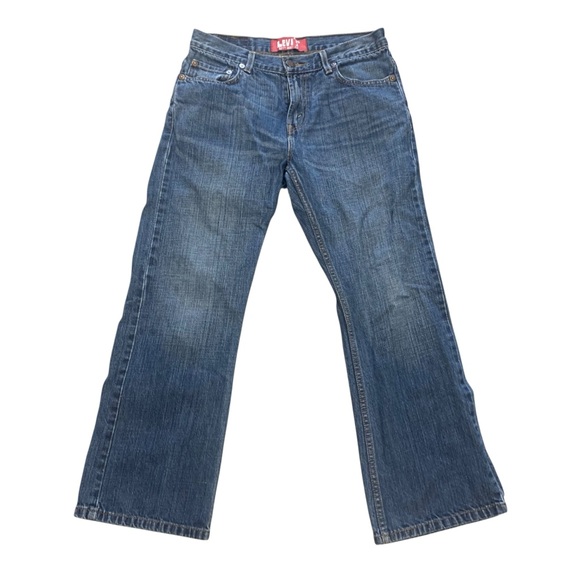 LEVI’S 527 Boot Cut Y2K Vintage Style Husky Denim Jeans Blue Wash - Size - 10H - Picture 1 of 6